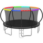 Beta Lite Series Trampoline with Light Black