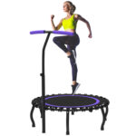 Nu Series Rebounder Trampoline for Adults Purple