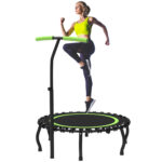 Nu Series Rebounder Trampoline for Adults Green