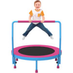Mu Series Rebounder Trampoline for Kids Rose